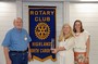 President Foster congratulates Tracy and Marci, our ROTARIANS OF THE YEAR.